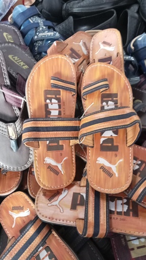 Mens single strip slipper